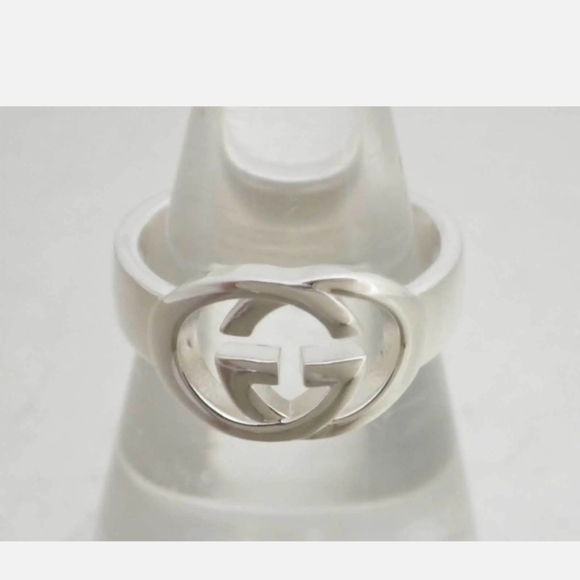 GORGEOUS STERLING SILVER 925 GUCCI RING SIZE 6 to 7 - Picture 8 of 8